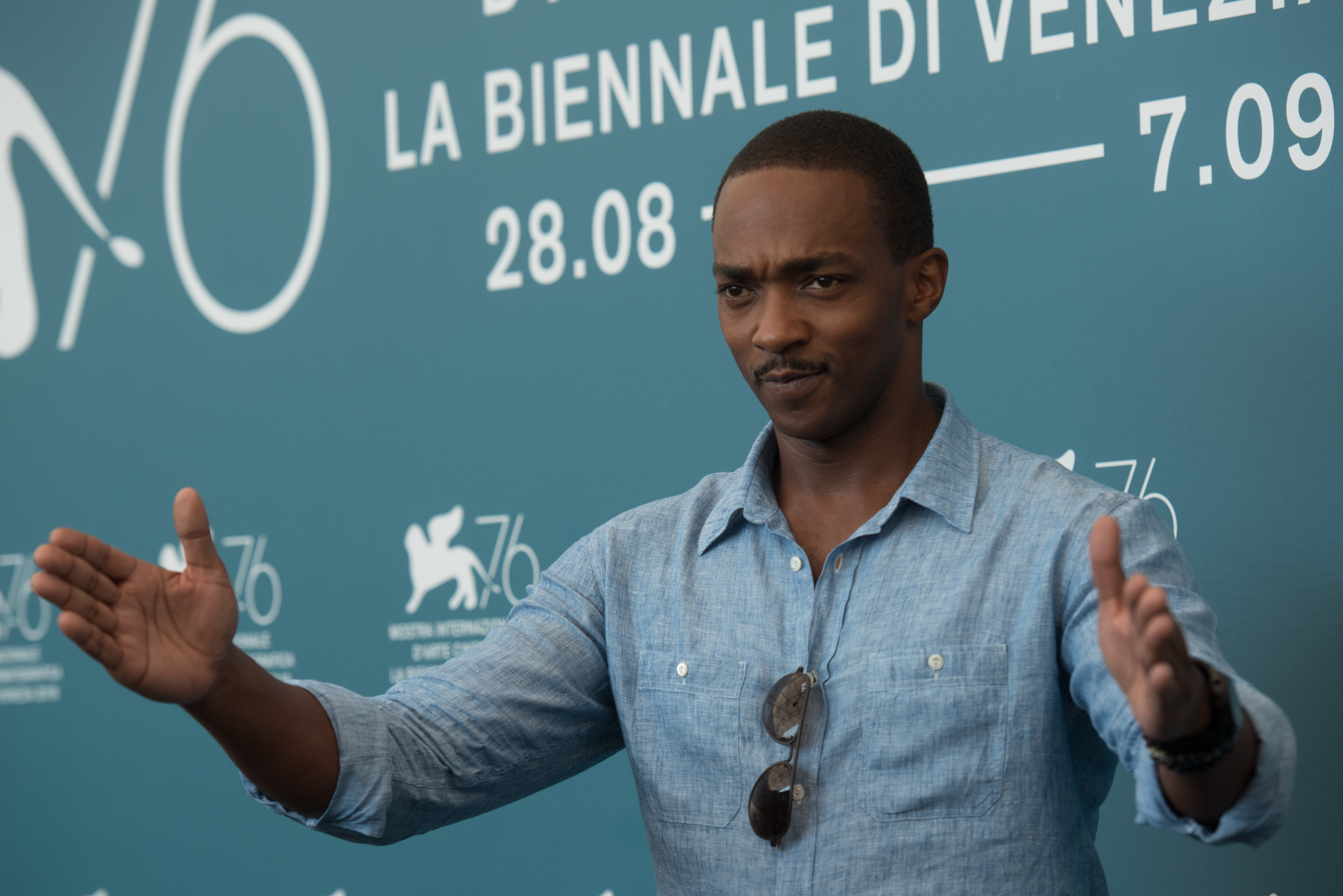 — italie venise cinema 76th mostra del cinema 31 08 2019 seberg anthony mackie